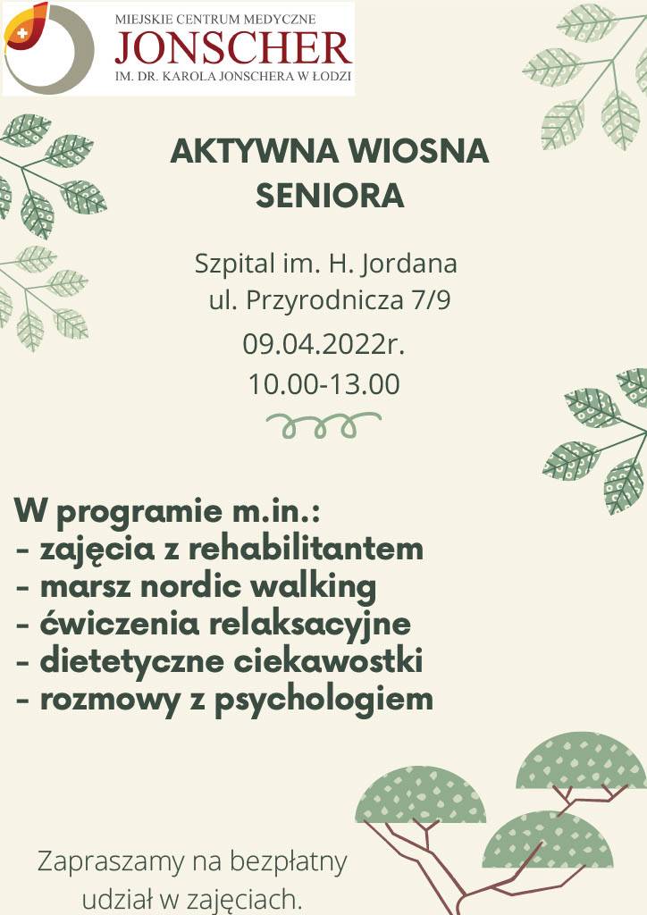 Aktywna wiosna Seniora