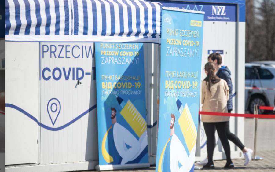 Bezpłatne szczepienia przeciw COVID-19 dla uchodźców z Ukrainy 